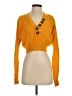 Divided by H&M Yellow Pullover Sweater Size XS - photo 1
