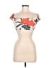 Vince Camuto Ivory Short Sleeve Top Size M - photo 1