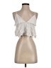 Subdued Silver Sleeveless Blouse Size S - photo 1