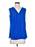 Banana Republic 100% Polyester Blue Sleeveless Blouse Size S - photo 1