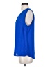 Banana Republic 100% Polyester Blue Sleeveless Blouse Size S - photo 5
