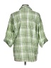 BonWorth Plaid Green 3/4 Sleeve Blouse Size L - photo 2