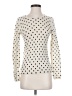 Cynthia Rowley 100% Cashmere Polka Dots Ivory Cashmere Pullover Sweater Size S - photo 1