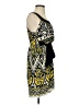 Speechless Print Yellow Cocktail Dress Size S - photo 4