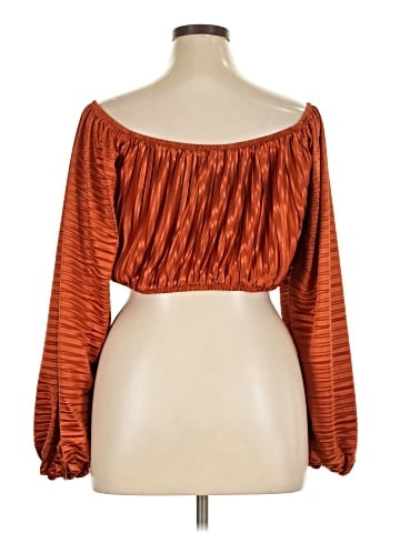ELOQUII Long Sleeve Blouse (view 2)