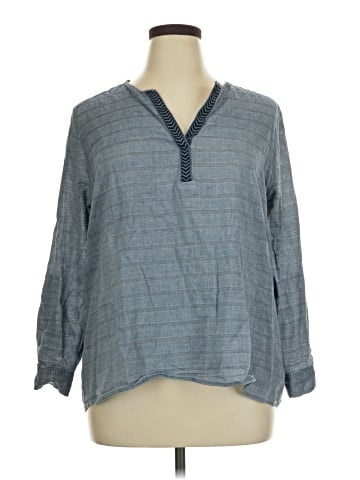 Faded Glory 3/4 Sleeve Blouse (view 1)