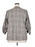 Skies Are Blue Checkered-gingham Gray Jacket Size 2X - photo 2
