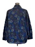 Just My Size 100% Polyester Paisley Blue Long Sleeve Blouse Size 2X Plus - photo 2