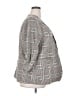 Skies Are Blue Checkered-gingham Gray Jacket Size 2X - photo 4