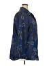 Just My Size 100% Polyester Paisley Blue Long Sleeve Blouse Size 2X Plus - photo 4