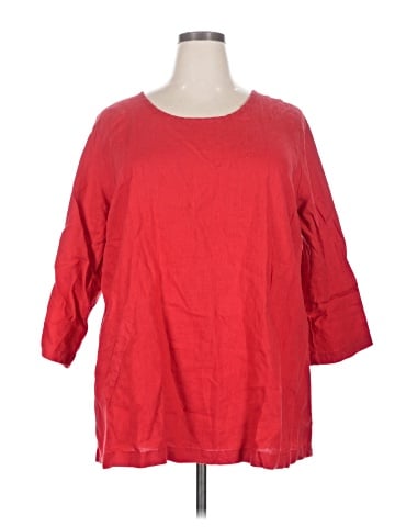 Flax 3/4 Sleeve Top (view 1)