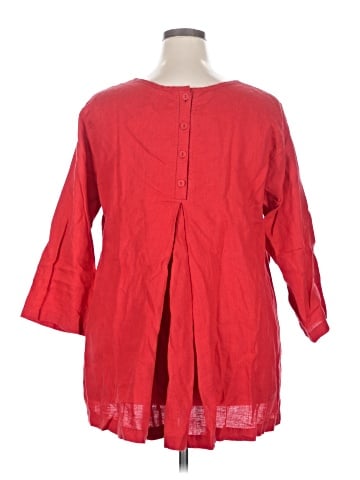 Flax 3/4 Sleeve Top (view 2)