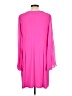 MSK Solid Pink Casual Dress Size L - photo 2