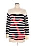 J.Crew 100% Cashmere Stripes White Cashmere Pullover Sweater Size M - photo 1