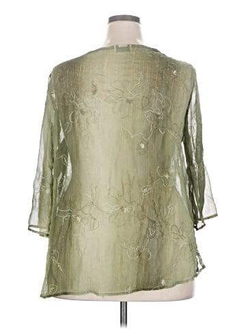 Sarah B Studio 3/4 Sleeve Blouse (view 2)