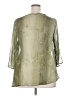 Sarah B Studio Green 3/4 Sleeve Blouse Size 2X (estimated) - photo 2