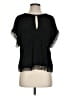 IRO Black Short Sleeve Blouse Size EU (FR) 36 / US 4 - photo 1