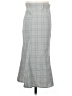 Unity Plaid Gray Formal Skirt Size M - photo 1