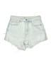Zara Blue Denim Shorts Size 00 - photo 1