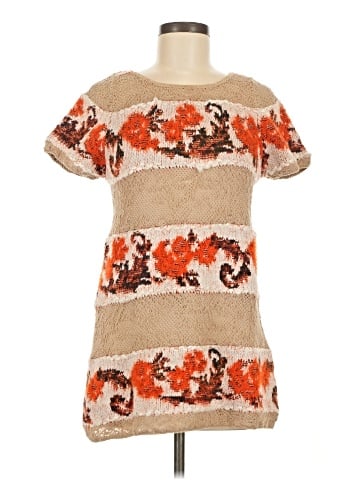 Knitted & Knotted Pullover Sweater (view 1)