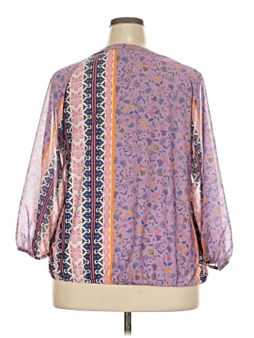 Monroe and Main 3/4 Sleeve Blouse (view 2)
