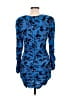 Zara Print Blue Cocktail Dress Size M - photo 2