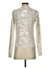 Splendid Metallic Ivory Long Sleeve Top Size S - photo 2