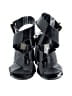 Burberry Black Patent Leather Sandals Size EU 39 1/2 - photo 2