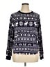 Cuddl Duds Print Blue Pullover Sweater Size XL - photo 1