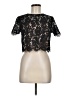 Yumi Black Short Sleeve Top Size 6 - photo 1
