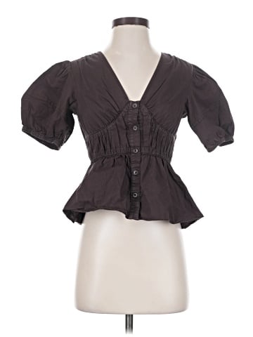 Derek Lam 10 Crosby Short Sleeve Blouse (view 1)