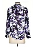 Apt. 9 100% Polyester Floral Purple 3/4 Sleeve Blouse Size XS (petite) - photo 2