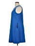 Ofeefan Solid Blue Casual Dress Size XL - photo 5