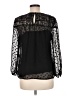 HD in Paris Black Long Sleeve Blouse Size 8 - photo 2