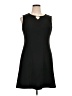 Apt. 9 Solid Black Cocktail Dress Size 14 - photo 1