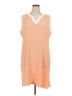 Nina Leonard 100% Polyester Orange Casual Dress Size XL - photo 1