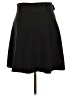 H&M 100% Polyester Solid Black Casual Skirt Size 10 - photo 2
