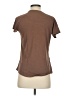 Eddie Bauer Floral Brown Short Sleeve T-Shirt Size S - photo 2