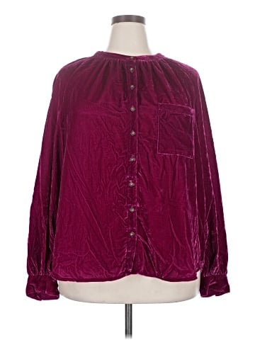 Pilcro Long Sleeve Blouse (view 1)
