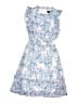 Aqua 100% Polyester Floral Blue Dress Size 10 - 12 - photo 1