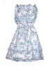 Aqua 100% Polyester Floral Blue Dress Size 10 - 12 - photo 2