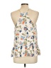 Joie 100% Silk Ivory Sleeveless Silk Top Size L - photo 2