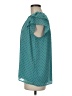 Ann Taylor LOFT 100% Polyester Teal Sleeveless Blouse Size M - photo 5