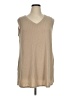Lane Bryant Tan Sleeveless T-Shirt Size 14 - 16 Plus - photo 1