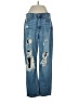 Aeropostale Graphic Blue Jeans Size 4 - photo 1