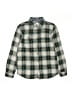 Gymboree 100% Cotton Plaid Green Gray Long Sleeve Button-Down Shirt Size 10 - photo 1