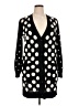 Max Mara Polka Dots Black Silk Cardigan Size XL - photo 1
