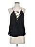 WAYF 100% Polyester Black Sleeveless Blouse Size S - photo 1