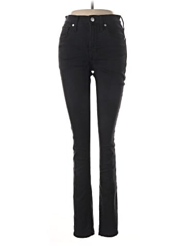 Madewell Tall 9" Mid-Rise Skinny Jeans in Lunar Wash: TENCEL&trade; Denim Edition (view 1)