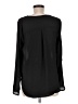 E&M Collection 100% Polyester Black Long Sleeve Blouse Size M - photo 2